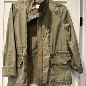 Madewell cargo green utility jacket